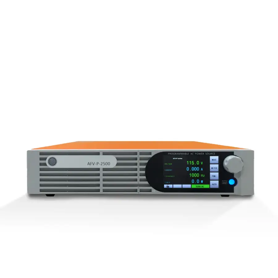 PXe-AFV-P Programmable AC Power source front panel